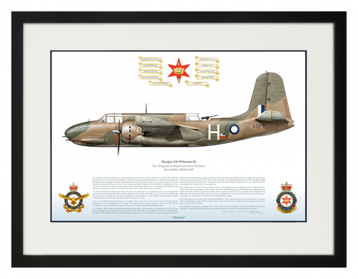 22 Squadron RAAF, Douglas Boston, World War 2 | RAAF aircraft prints | Aviation Collectables